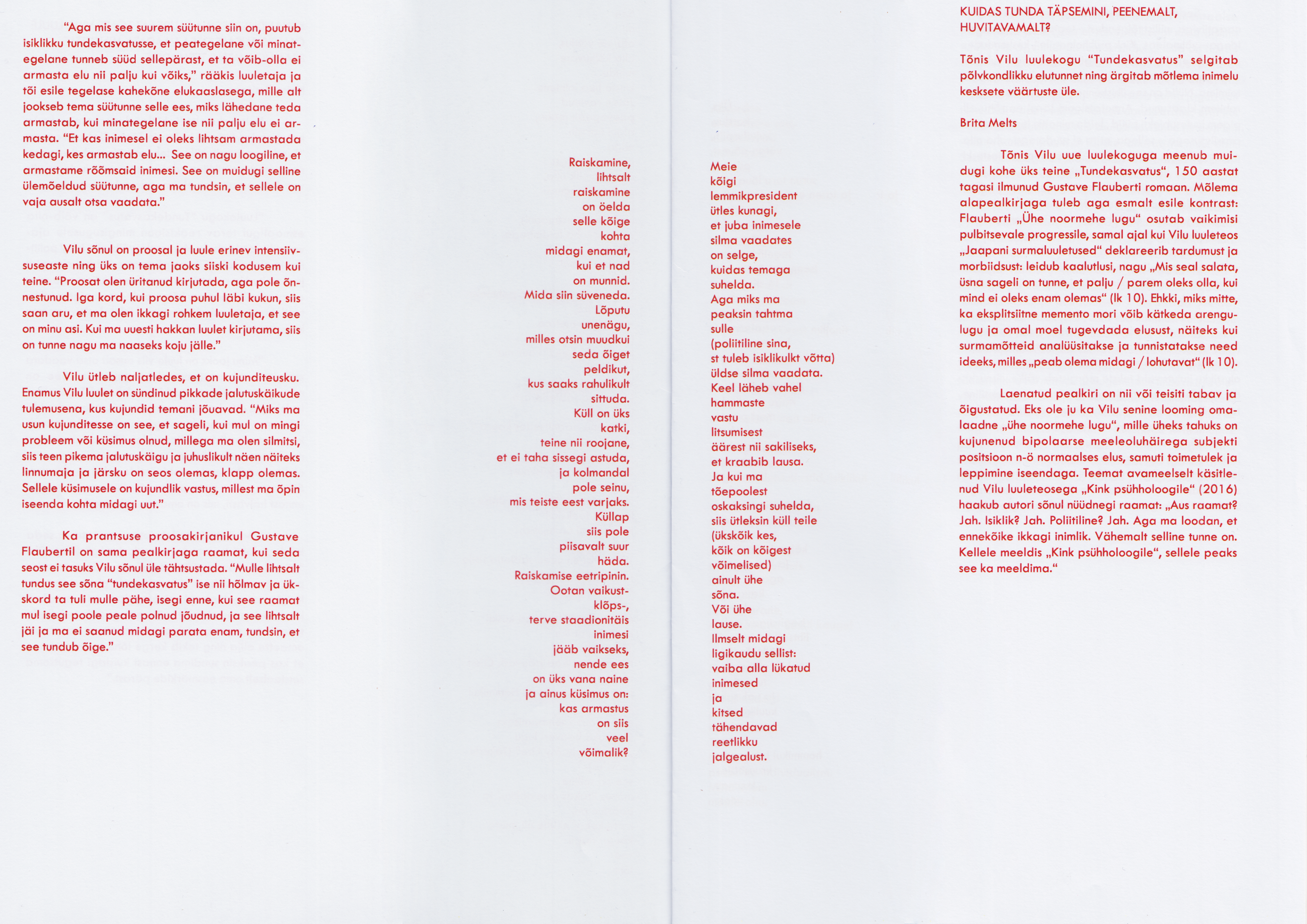 Poetry booklet spread 3